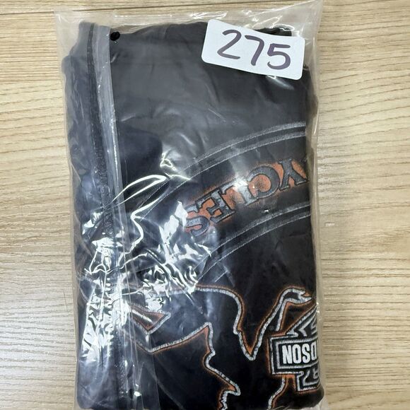 Y2K Harley Davidson Cutoff Cropped Shirt Size M Branson Girls Muscle Tee - Picture 8 of 8